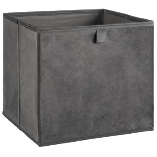 Lokken Velvet Storage Cubes 2pk - Grey