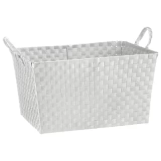 B&M Oversized Rectangular Basket - White