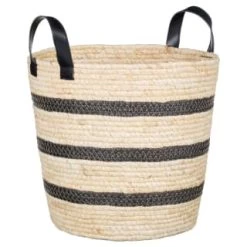B&M Striped Basket - Mono
