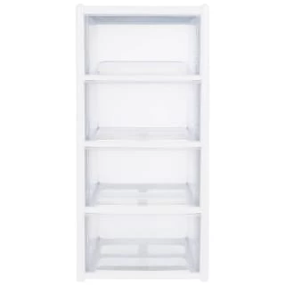 B&M White 4 Tier Drawers - Image 2